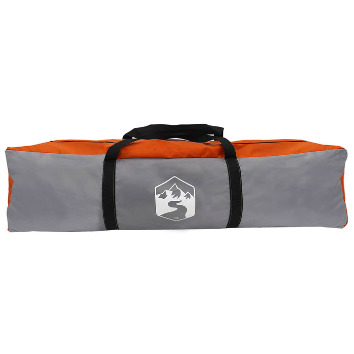 Cort Instant Gri și Portocalie 280 x 280 x 160 cm Oțel - WALTI WALTI