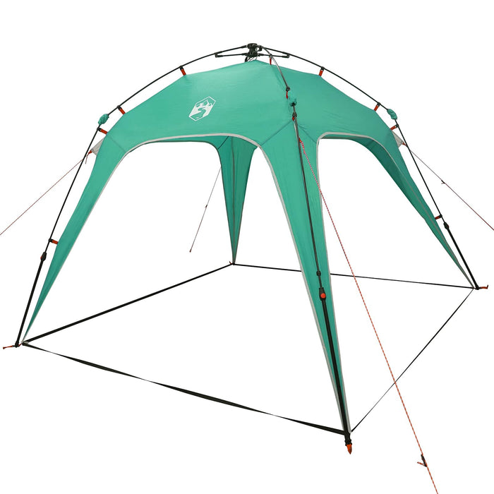 Cort Instant cu depozitare Verde Mării 260 x 260 x 185 cm Oțel - WALTI WALTI