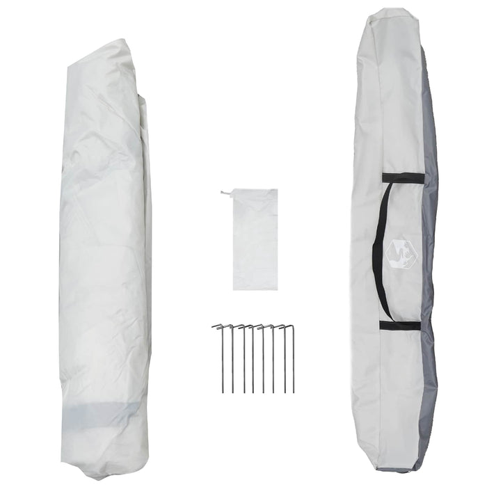 Cort Instant cu depozitare Gri 260 x 260 x 185 cm Oțel - WALTI WALTI
