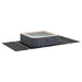 Folie pentru Bază de Piscină Ajustabil Negru 550 x 280 x 0,1 cm - WALTI WALTI