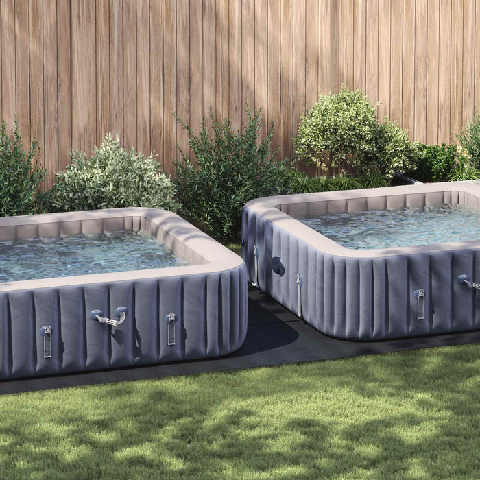 Folie pentru Bază de Piscină Ajustabil Negru 640 x 321 x 0,1 cm - WALTI WALTI