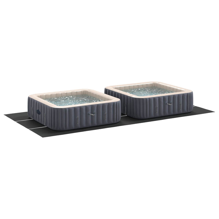 Folie pentru Bază de Piscină Ajustabil Negru 640 x 321 x 0,1 cm - WALTI WALTI