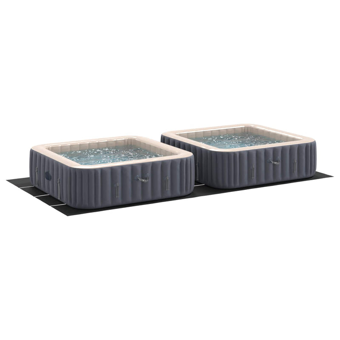 Folie pentru Bază de Piscină Ajustabil Negru 820 x 420 x 0,1 cm - WALTI WALTI