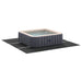 Folie pentru Bază de Piscină Negru 396 x 396 x 0,1 cm - WALTI WALTI