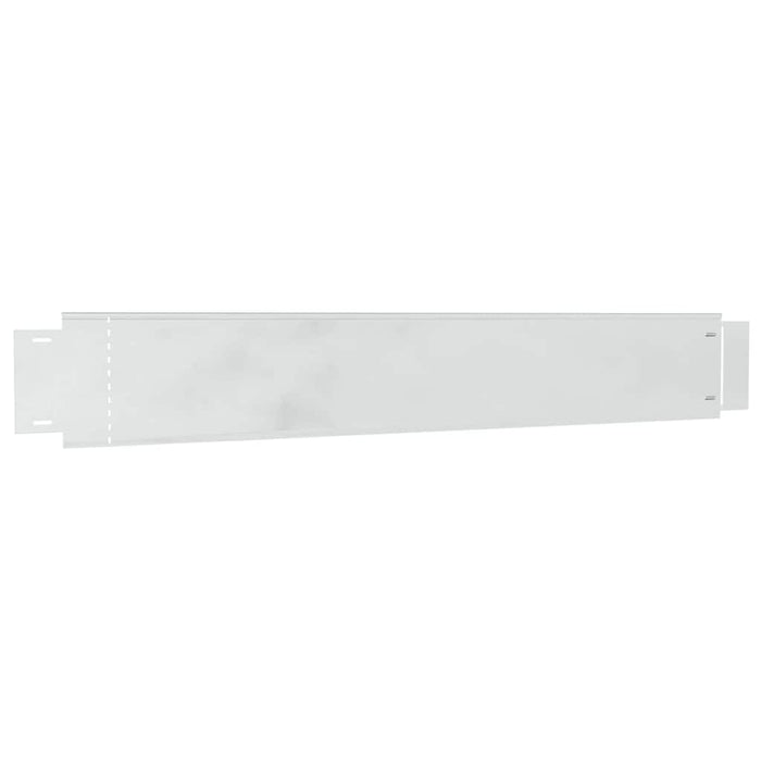 Gard pentru gazon Culoare galvanizată 100 x 14 x 0.07 cm WALTI