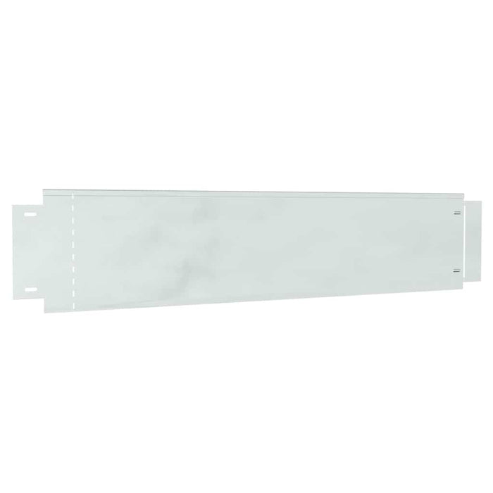Gard pentru gazon Culoare galvanizată 100 x 20 x 0.07 cm WALTI