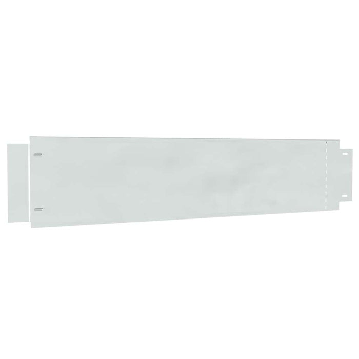 Gard pentru gazon Culoare galvanizată 100 x 20 x 0.07 cm WALTI