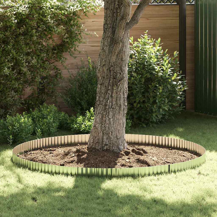 Bordură de gazon Argintiu 1000 x 15 x 0.03 cm Oțel galvanizat WALTI