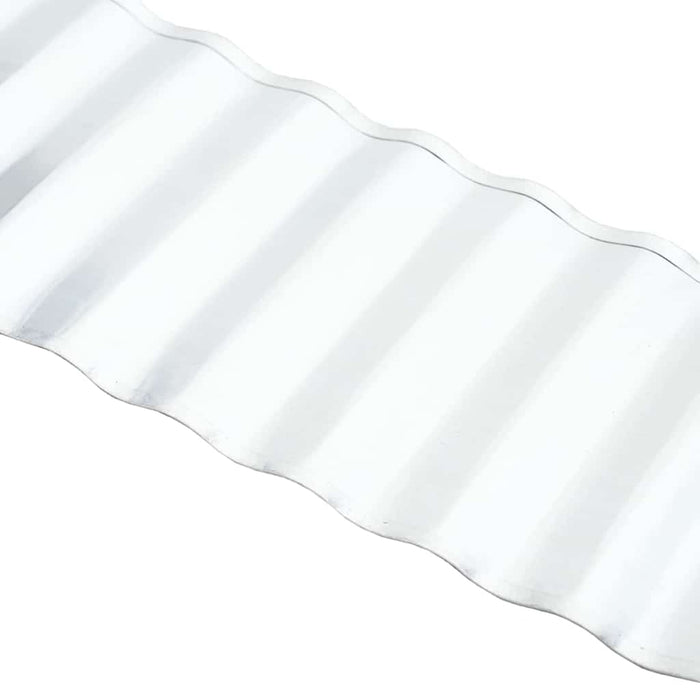 Bordură de gazon Argintiu 1000 x 20 x 0,03 cm WALTI