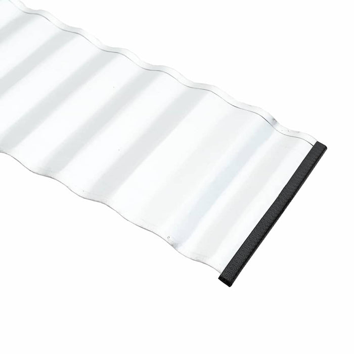 Bordură de gazon Argintiu 1000 x 25 x 0,03 cm WALTI