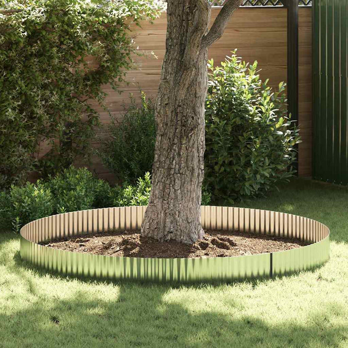 Bordură de gazon Argintiu 1000 x 25 x 0,03 cm WALTI
