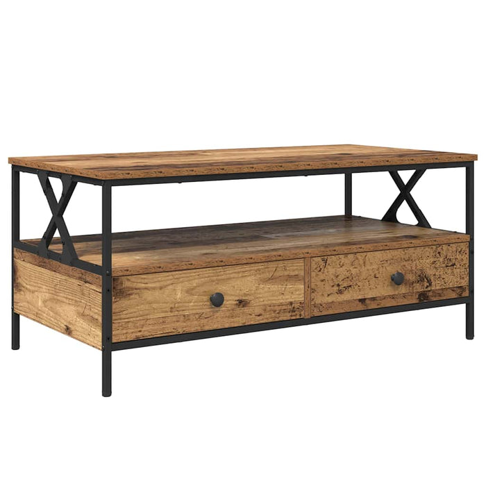 Masă de cafea Lemn vechi 100 x 51 x 45 cm Lemn compozit - WALTI WALTI