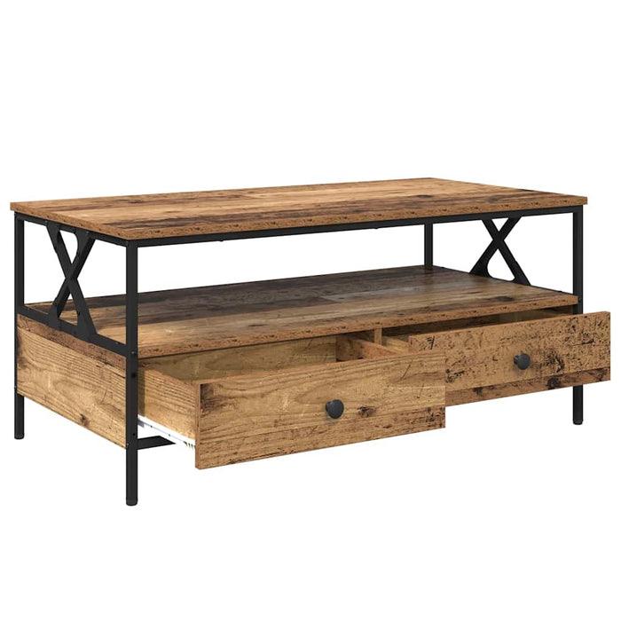 Masă de cafea Lemn vechi 100 x 51 x 45 cm Lemn compozit - WALTI WALTI