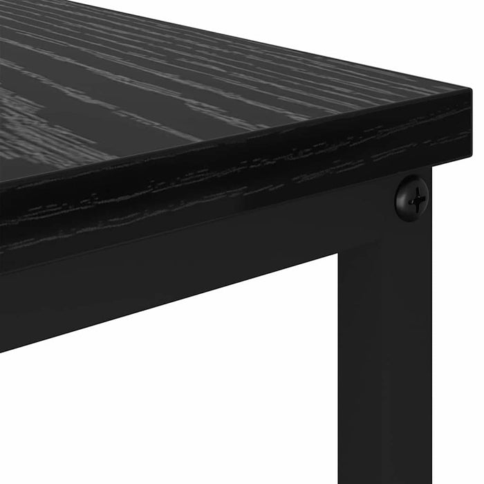 Masă de cafea Stejar negru 100 x 51 x 45 cm Lemn compozit - WALTI WALTI