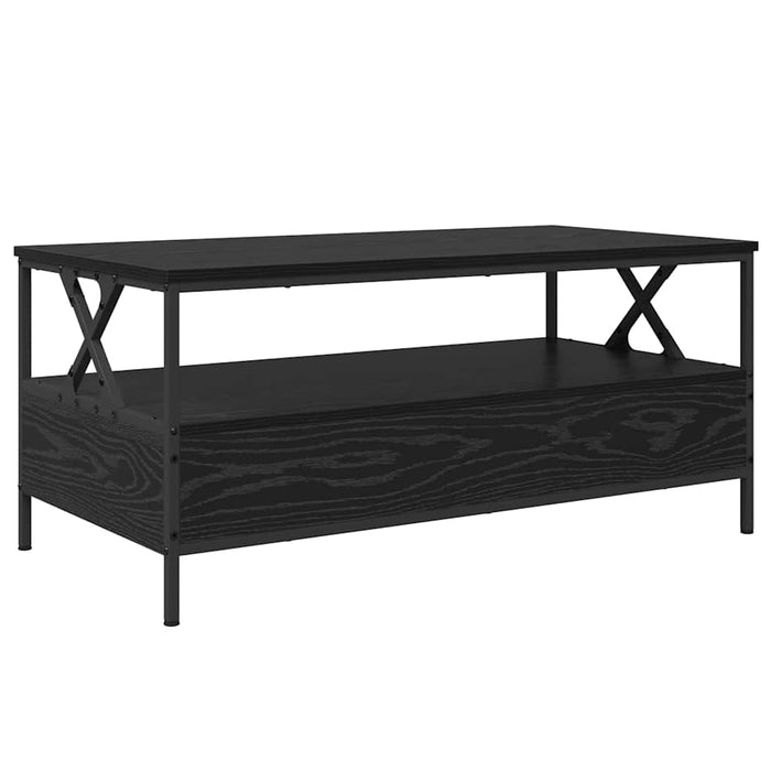 Masă de cafea Stejar negru 100 x 51 x 45 cm Lemn compozit - WALTI WALTI