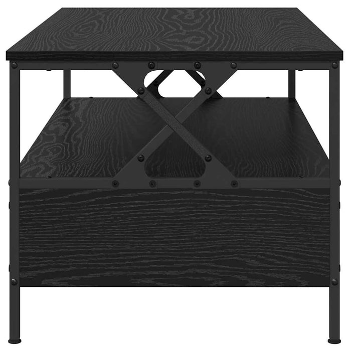 Masă de cafea Stejar negru 100 x 51 x 45 cm Lemn compozit - WALTI WALTI