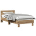 Cadru de pat Stejar Artizanal 203 x 95 x 70 cm Lemn compozit - WALTI WALTI