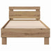 Cadru de pat Stejar Artizanal 203 x 95 x 70 cm Lemn compozit - WALTI WALTI