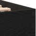 Cadru de pat Stejar Negru 203 x 95 x 70 cm Lemn compozit - WALTI WALTI