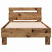Cadru de pat Lemn vechi 193 x 95 x 88 cm Lemn compozit - WALTI WALTI