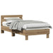 Cadru de pat Stejar Artizanal 193 x 95 x 88 cm Lemn compozit - WALTI WALTI