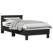 Cadru de pat Stejar Negru 193 x 95 x 88 cm Lemn compozit - WALTI WALTI