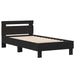 Cadru de pat Stejar Negru 193 x 95 x 88 cm Lemn compozit - WALTI WALTI