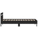Cadru de pat Stejar Negru 193 x 95 x 88 cm Lemn compozit - WALTI WALTI