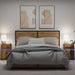 Noptieră LED 2 pcs Lemn vechi 38 x 34 x 61 cm Lemn compozit - WALTI WALTI