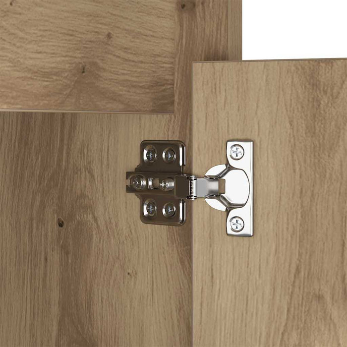Noptieră LED stejar artizanal 38 x 34 x 61 cm Lemn compozit - WALTI WALTI