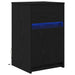 Noptieră LED Stejar negru 38 x 34 x 61 cm Lemn compozit - WALTI WALTI