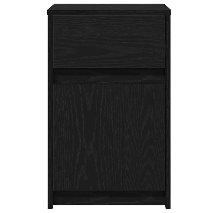 Noptieră LED 2 pcs Stejar negru 38 x 34 x 61 cm Lemn compozit - WALTI WALTI