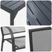 Set de masă pentru grădină 9 pcs Antracit - WALTI WALTI