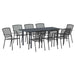Set de masă pentru grădină 9 pcs Antracit - WALTI WALTI