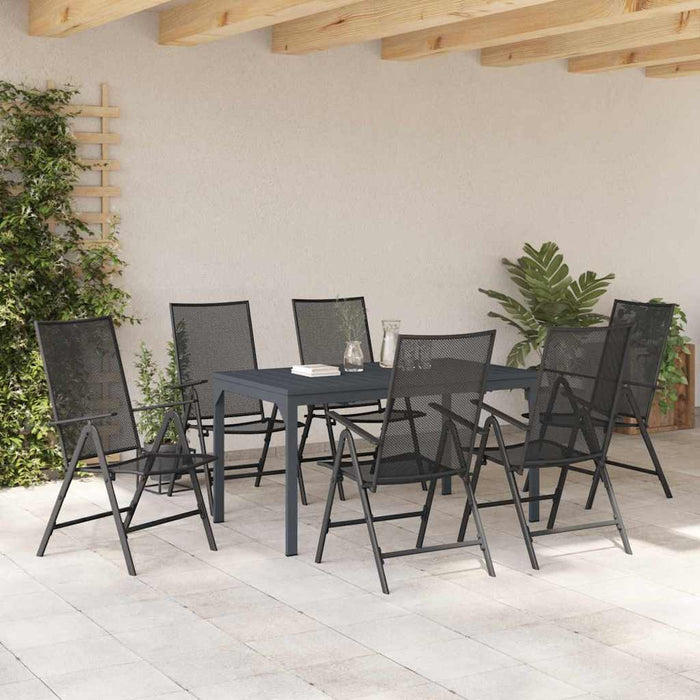 Set de dining pentru grădină 7 pcs Antracit Dimensiune completă - WALTI WALTI