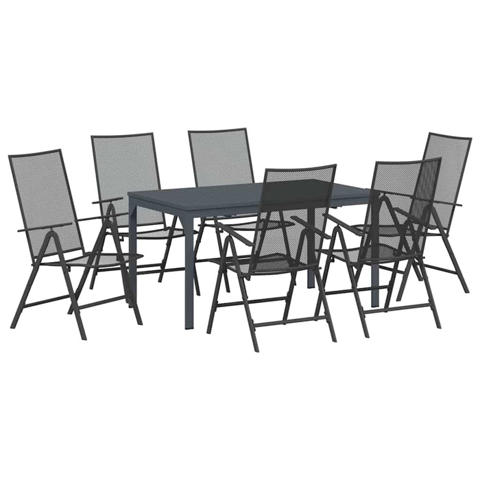 Set de dining pentru grădină 7 pcs Antracit Dimensiune completă - WALTI WALTI