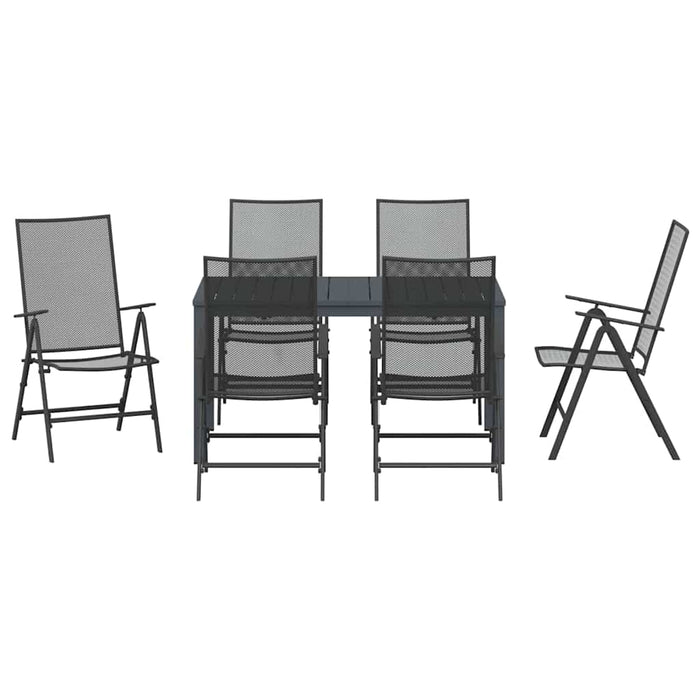 Set de dining pentru grădină 7 pcs Antracit Dimensiune completă - WALTI WALTI