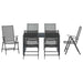 Set de dining pentru grădină 7 pcs Antracit Dimensiune completă - WALTI WALTI