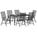 Set de dining pentru grădină 7 pcs Antracit Dimensiune completă - WALTI WALTI