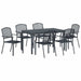 Set dining grădină Manual 7 pcs Antracit Standard Metal - WALTI WALTI