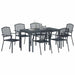 Set dining grădină Manual 7 pcs Antracit Standard Metal - WALTI WALTI