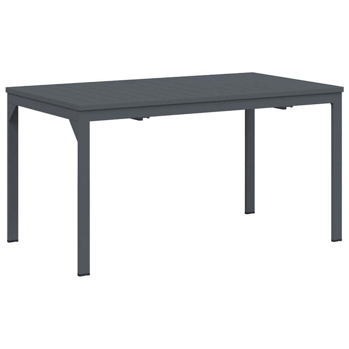 Set de mese pentru grădină 7 pcs Negru Mare Metal & Sfoară - WALTI WALTI