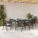 Set dining grădină Manual 7 pcs Maro Medie - WALTI WALTI