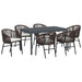Set dining grădină Manual 7 pcs Maro Medie - WALTI WALTI