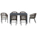 Set dining grădină Manual 7 pcs Maro Medie - WALTI WALTI