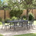 Set de mese 11 piese Manual 11 pcs Gri mare Metal - WALTI WALTI