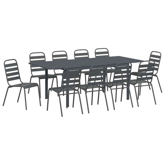 Set de mese 11 piese Manual 11 pcs Gri mare Metal - WALTI WALTI