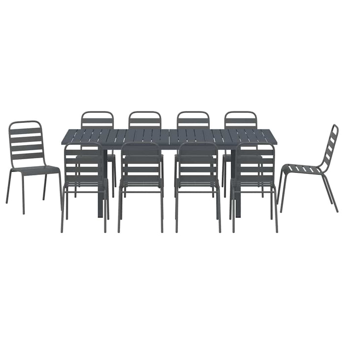 Set de mese 11 piese Manual 11 pcs Gri mare Metal - WALTI WALTI