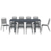 Set de mese 11 piese Manual 11 pcs Gri mare Metal - WALTI WALTI