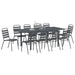 Set de mese 11 piese Manual 11 pcs Gri mare Metal - WALTI WALTI